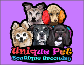 unique pet boutique logo